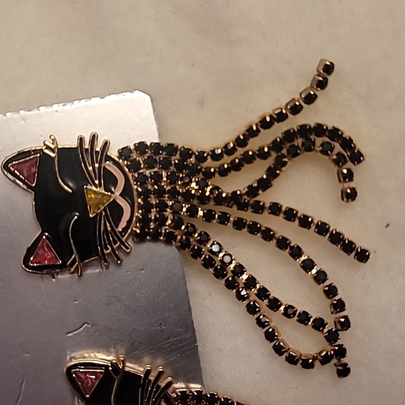 SUGARFIX by BaubleBar Scaredy Cat Earrings NWT - Picture 4 of 4